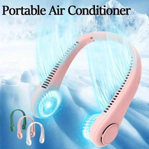 Electric Fan Quiet Operation Lazy Neck Hanging Cooler Multifunctional Electric Fan